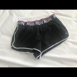Black running shorts!
